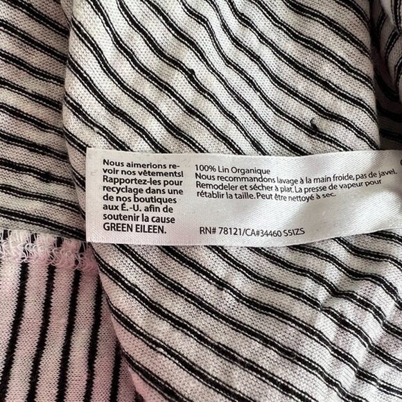 Eileen Fisher CoOrd Black and White Top and Skirt - Picture 6 of 6